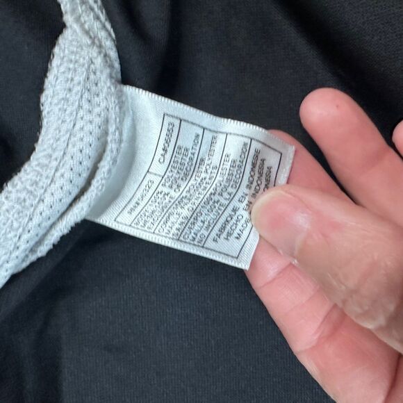 Nike Dri-FIT Men’s Black Gray Long Sleeve Athletic Shirt Size L Performance Top - Picture 5 of 5